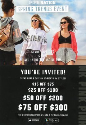 Black Friday at Victoria's Secret PINK - Sangertown Square