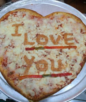 Heart Shaped Pizza