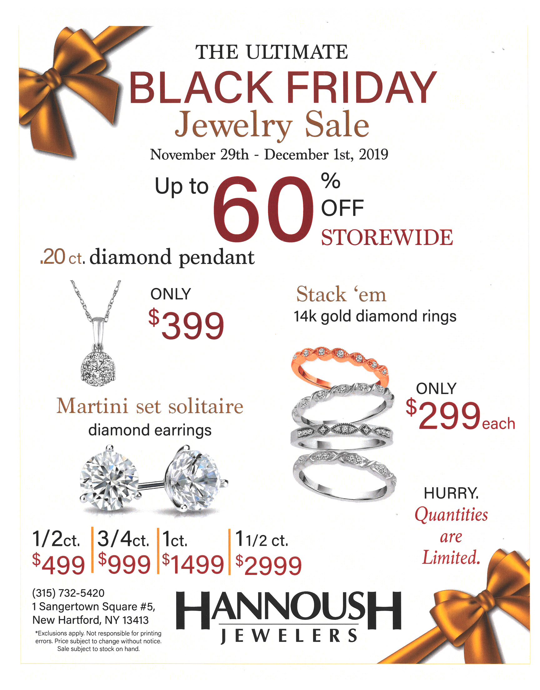 The Ultimate Black Friday Jewelry Sale Sangertown Square