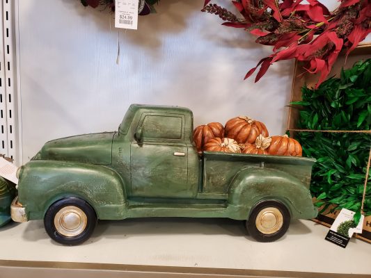 Truck with Pumpkins