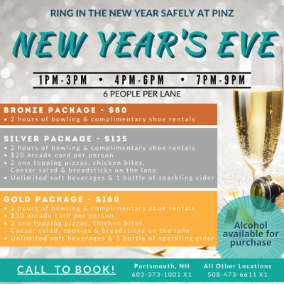 New Year's Eve at PiNZ