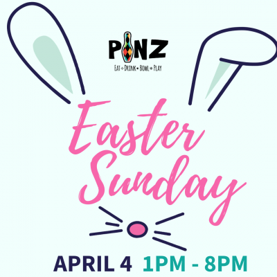 Easter Sunday 1pm - 8pm 