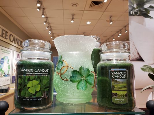 St. Patrick's Day Decor and Candles