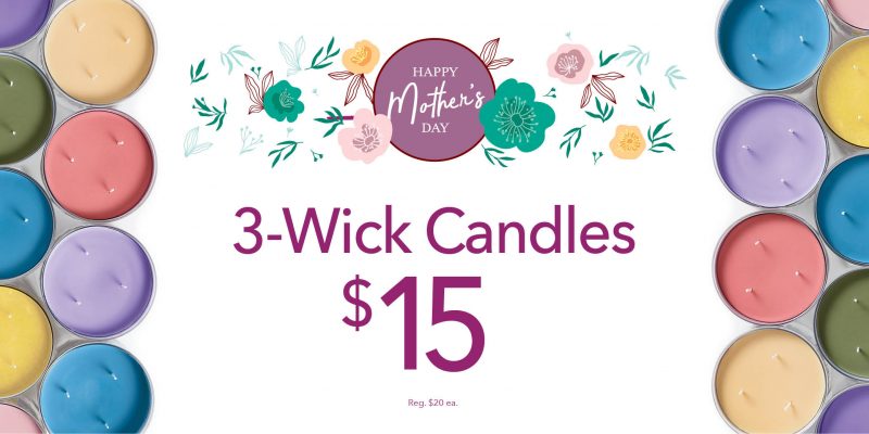 3 Wick Candle Sale