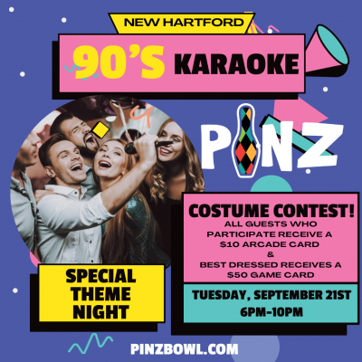 90's Karaoke at PiNZ