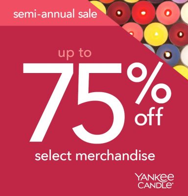 Semi-Annual Sale at Yankee Candle