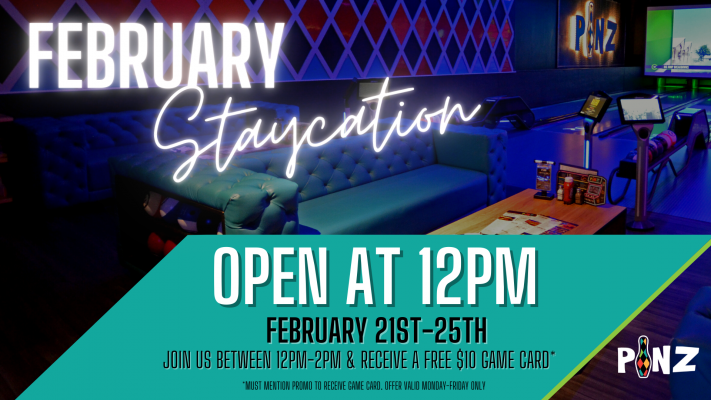 February Staycation at PiNZ 