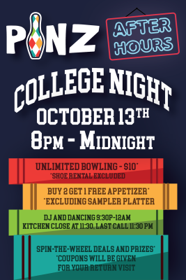 College Night Graphic