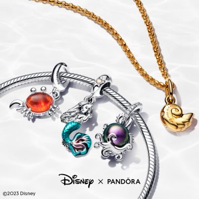 Pandora Campaign 99 Carry a piece of your favorite story with our latest collection inspired by the fearless mermaid Ariel from Disneys The Little Mermaid . EN 1080x1080 1