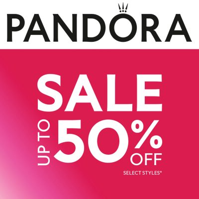 Pandora Campaign 121 Up to 50 off select styles EN 1080x1080 1